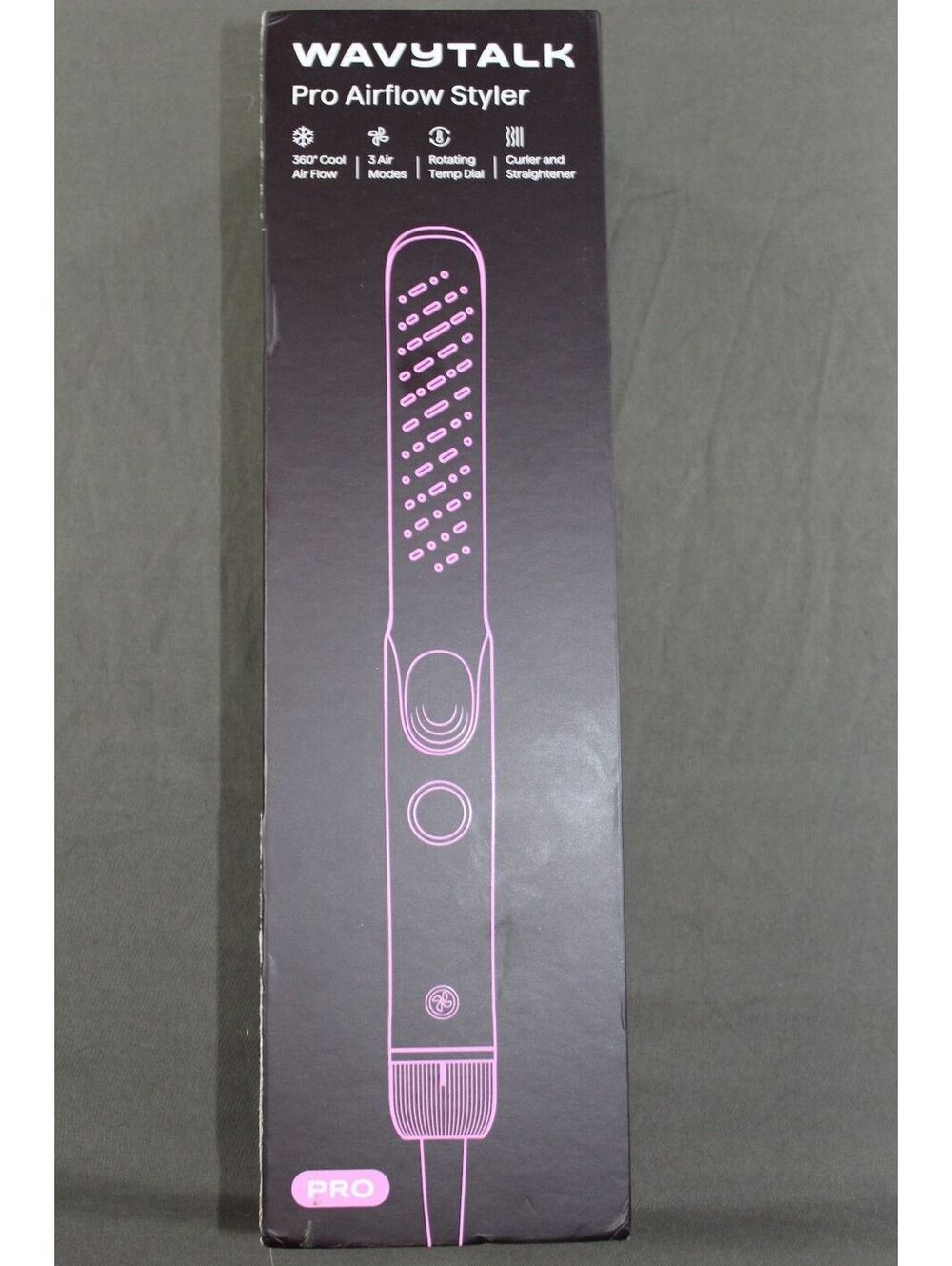 WAVYTALK Pro Airflow Styler - Pink Hair Straightener